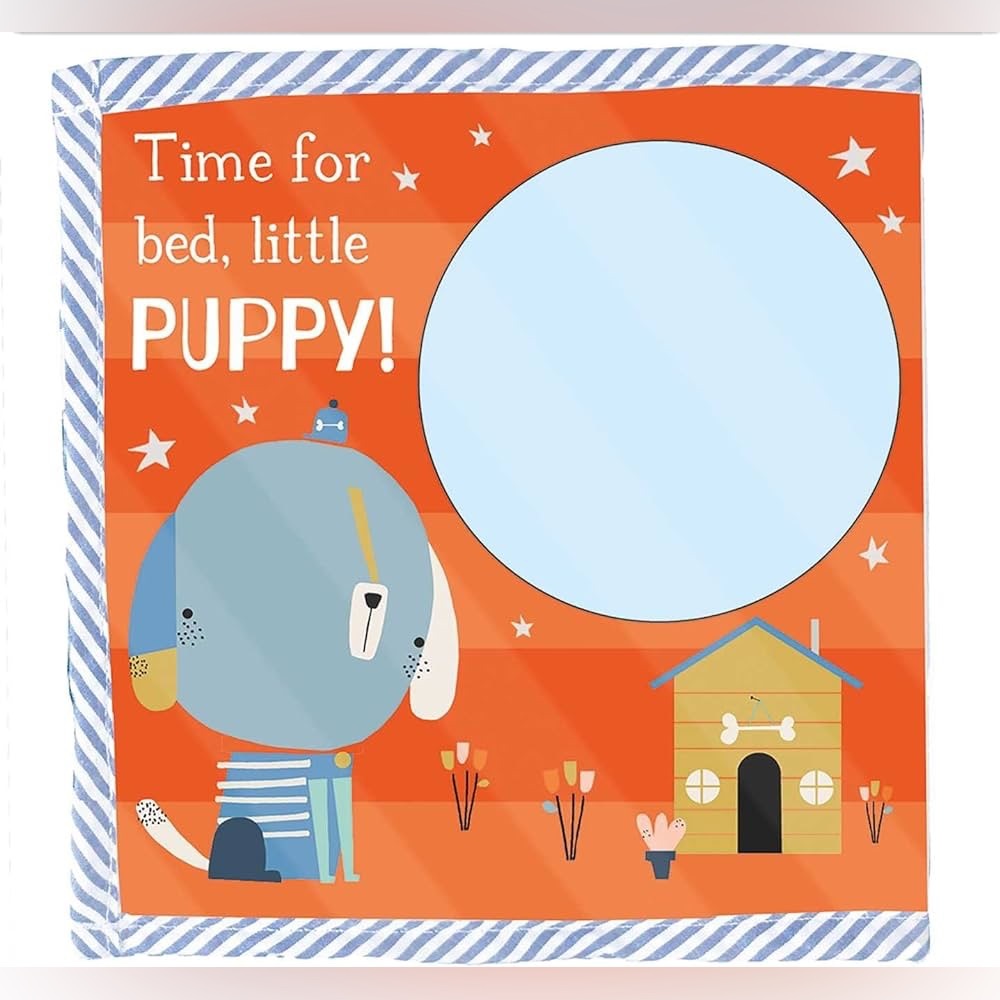 Time for Bed Little Puppy by Carly Gledhill Soft Plush Bedtime Baby Sleep Book
